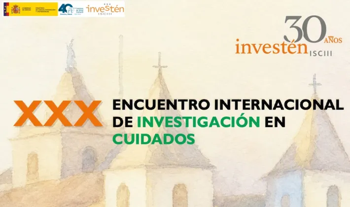 Cartel XXX Encuentro Internacional de Investigación en Cuidados